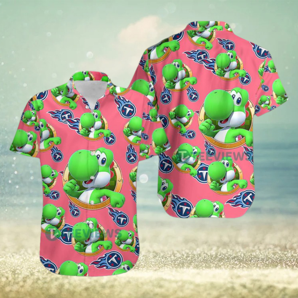 Yoshi Mario Tennessee Titans My Hawaiian Shirts - Limotees