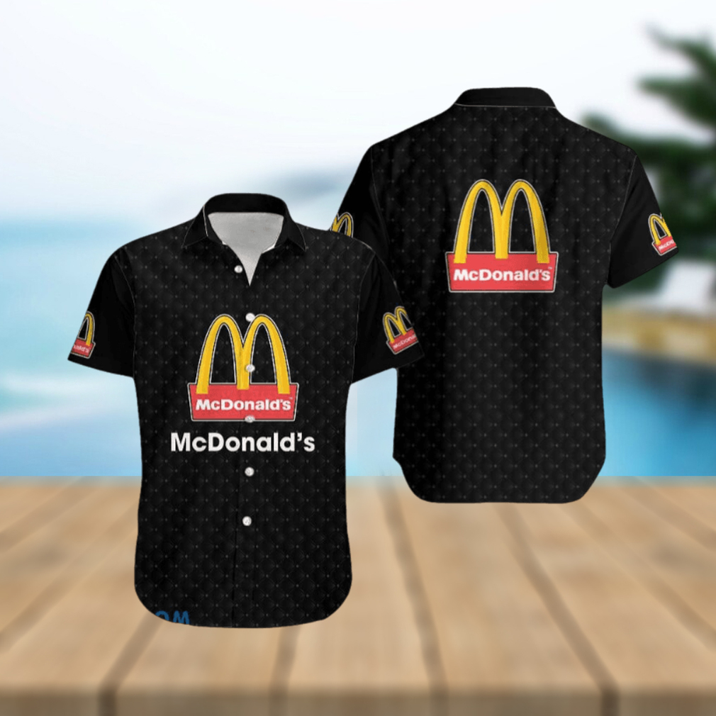 mcdonald’s Resort Hawaiian Shirt Brands Logo Summer Aloha Men And Women - Limotees