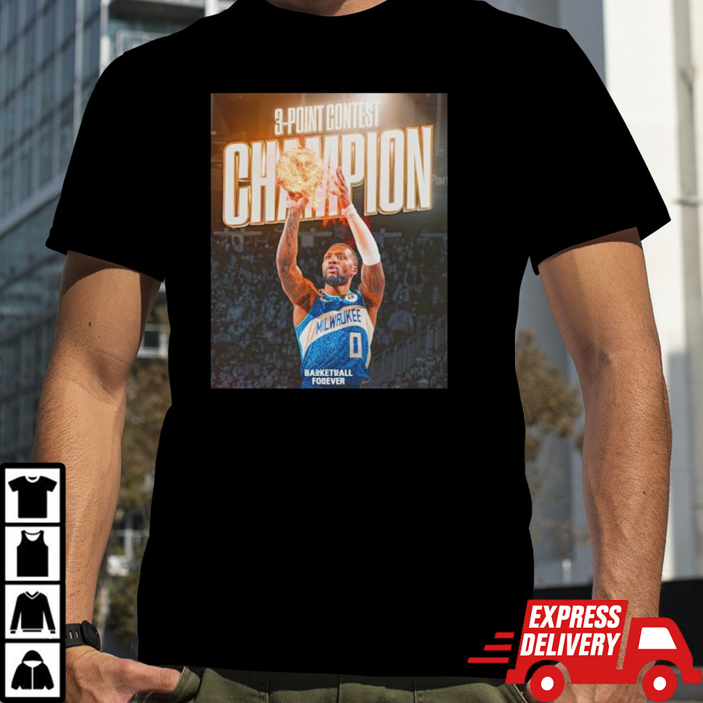 3 Point Contest Champion poster shirt