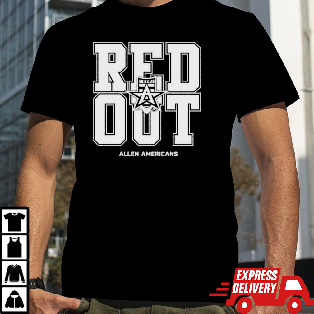 Americans Professional Hockey red out shirt