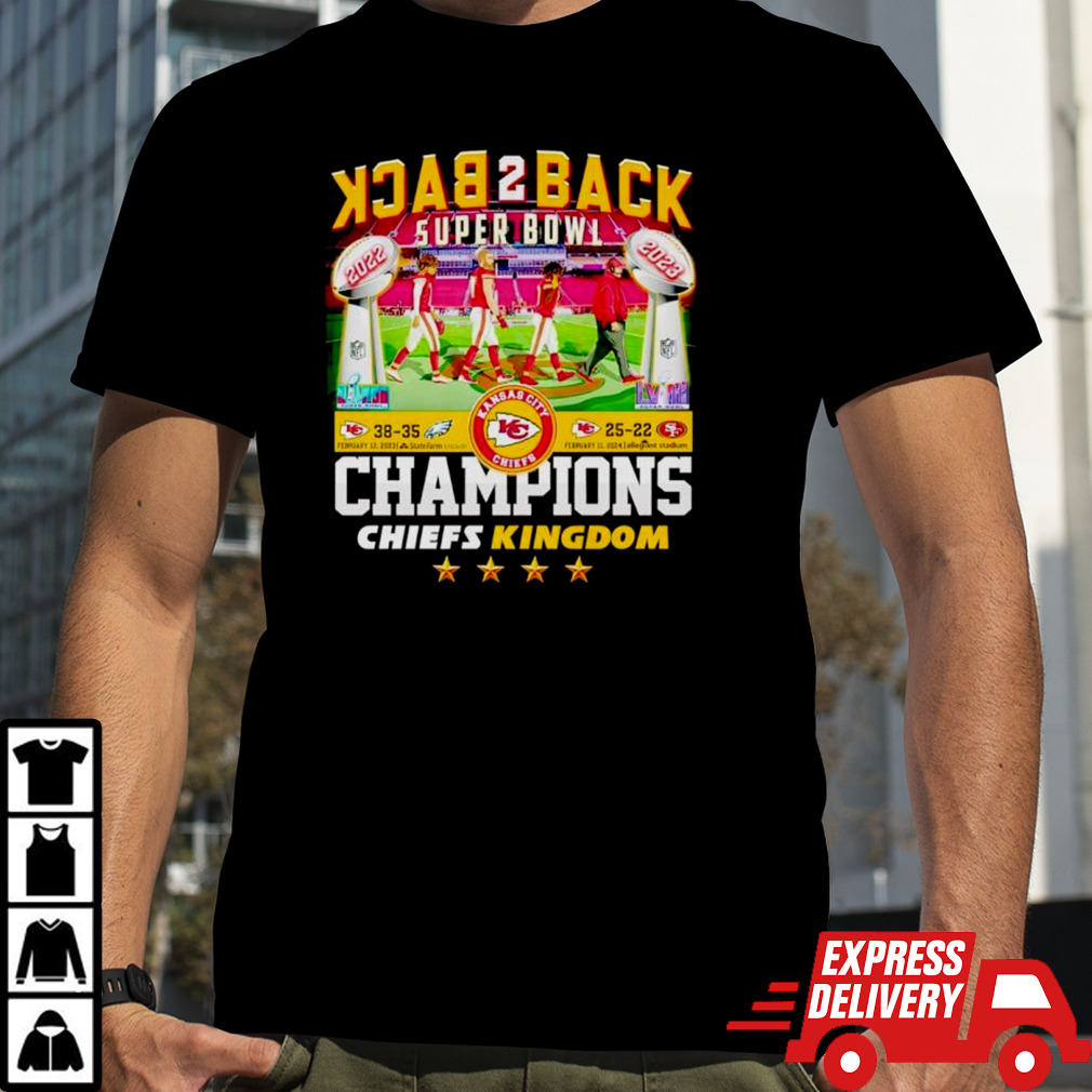 Back 2 back Super Bowl Champions Abbey Road Chiefs Kingdom shirt