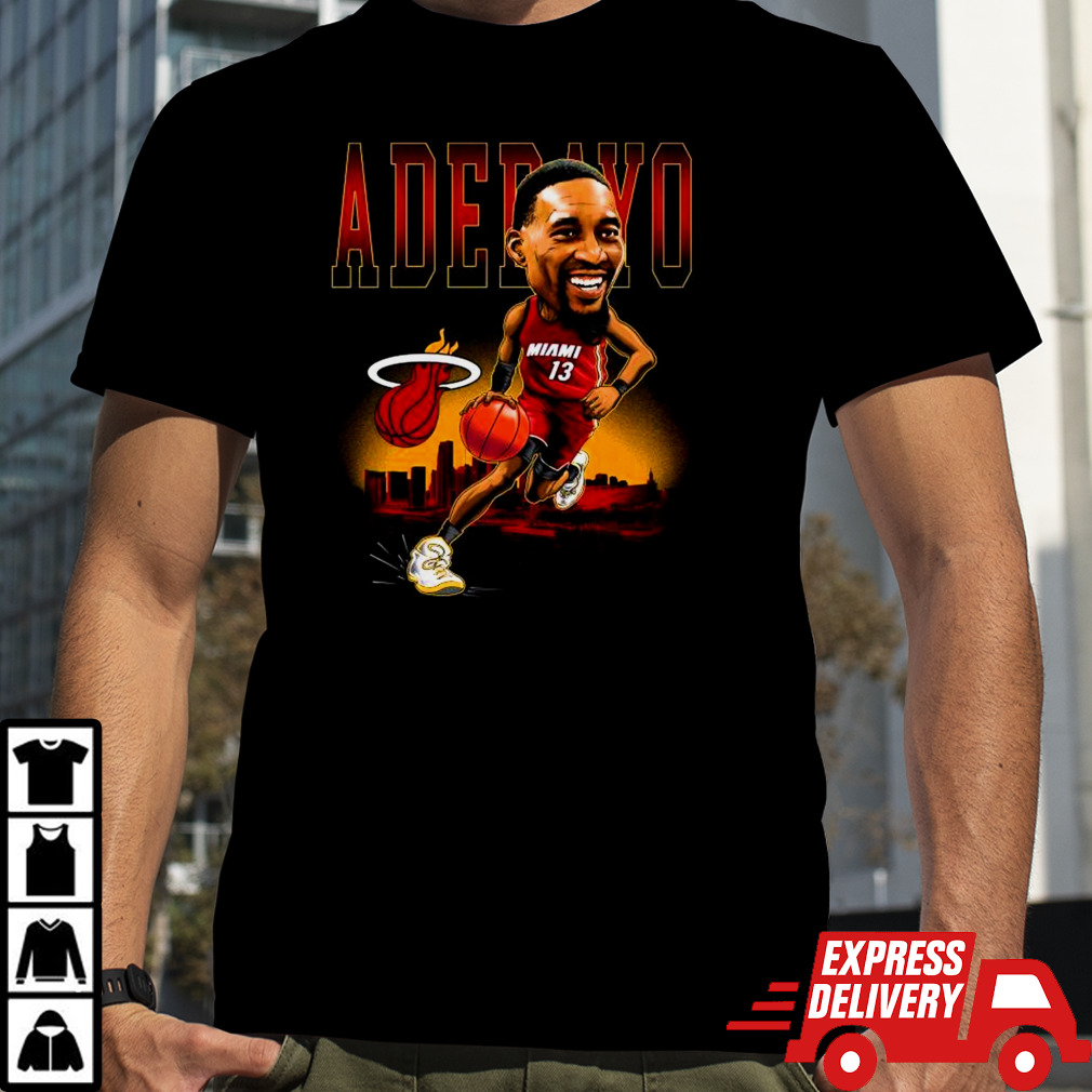 Bam Adebayo Miami Heat City View T-shirt