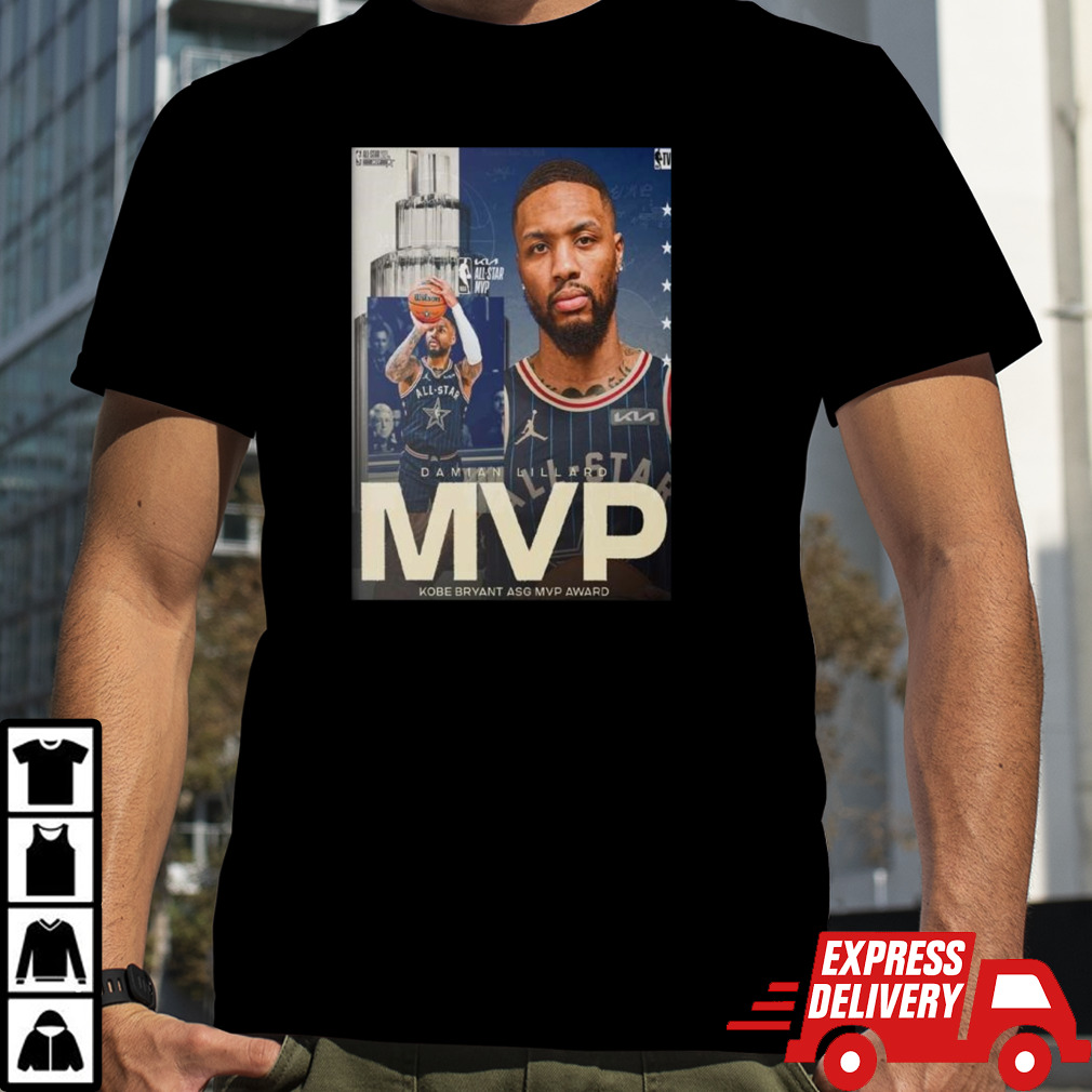 Congratulations Damian Lillard MVP Kobe Bryant Asg MVP A Ward NBA All Star 2024 T-Shirt