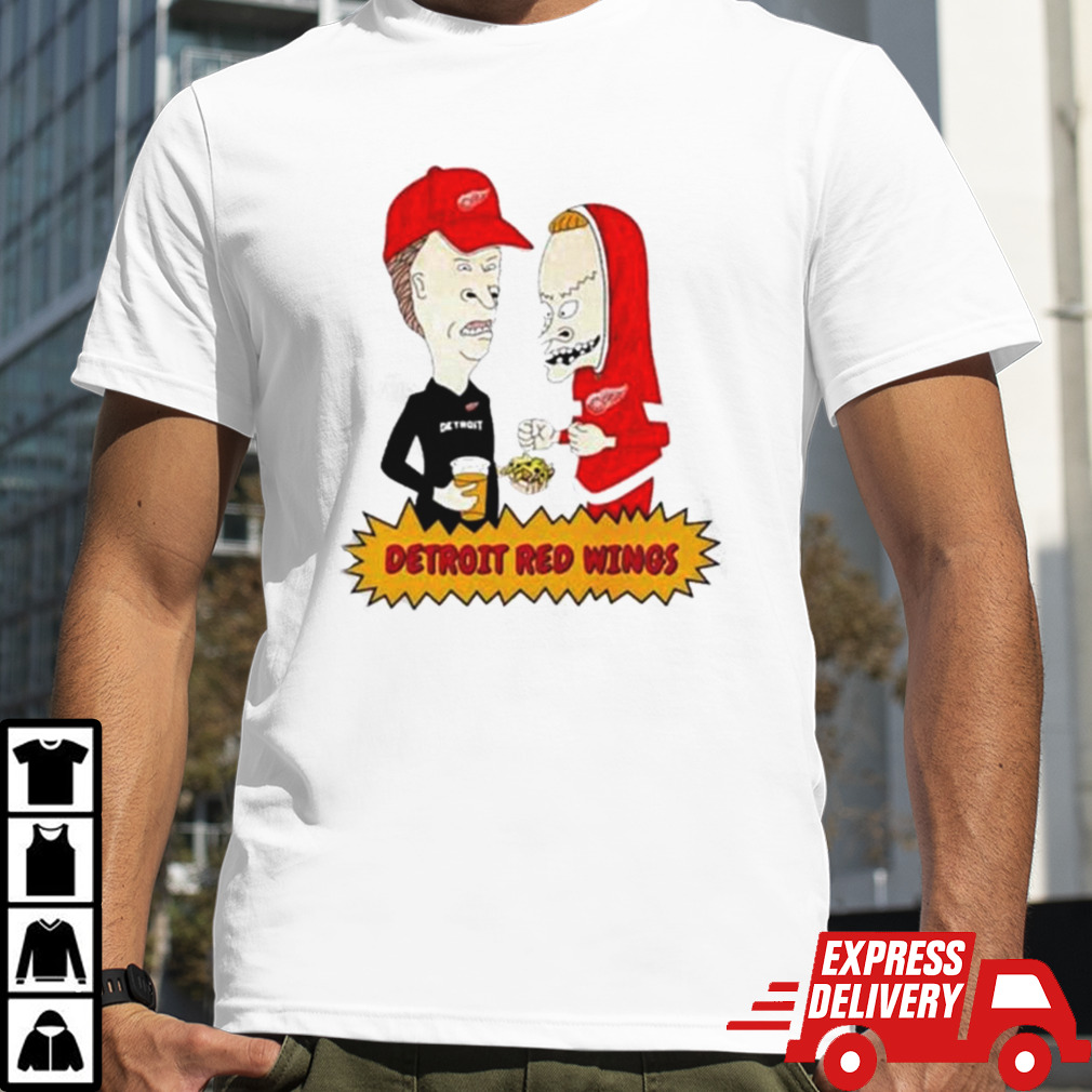 Detroit Red Wings Beavis And Butt Head T-shirt