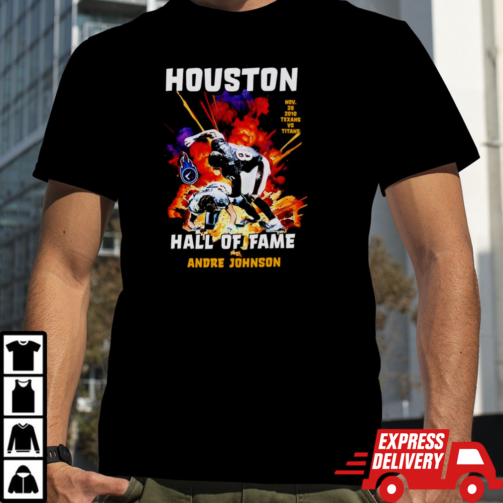 Houton Texas hall of fame Andre Johnson shirt