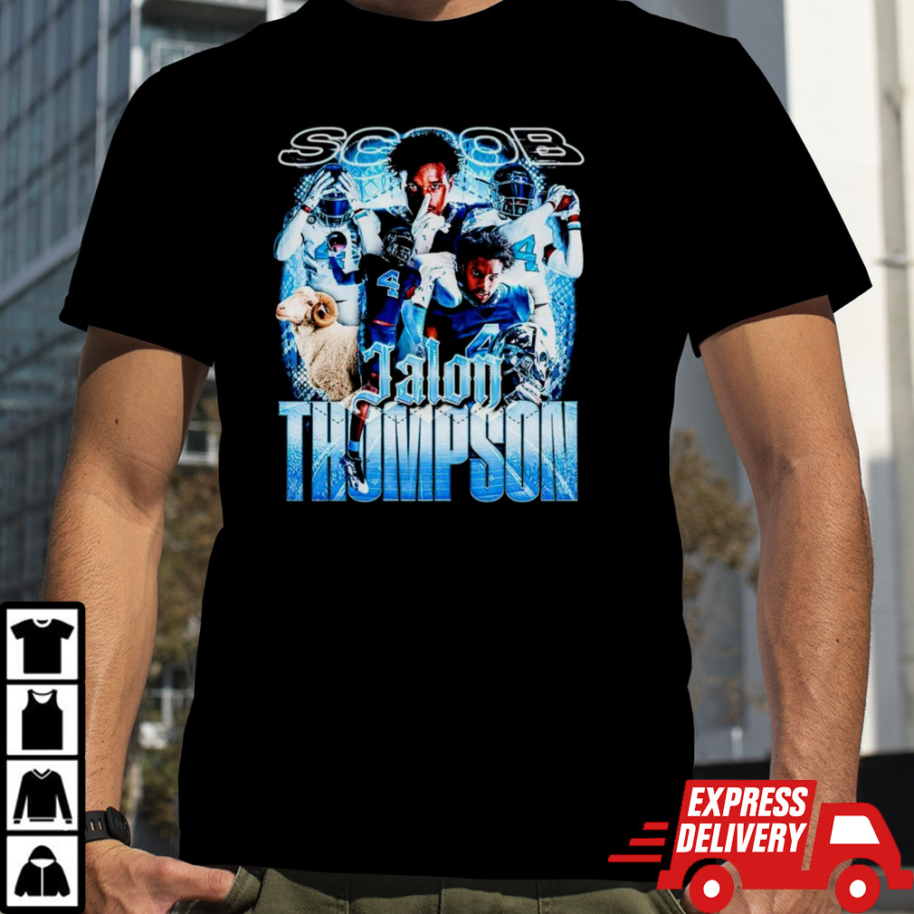 Jalon Thompson North Carolina Tar Heels football graphic poster shirt