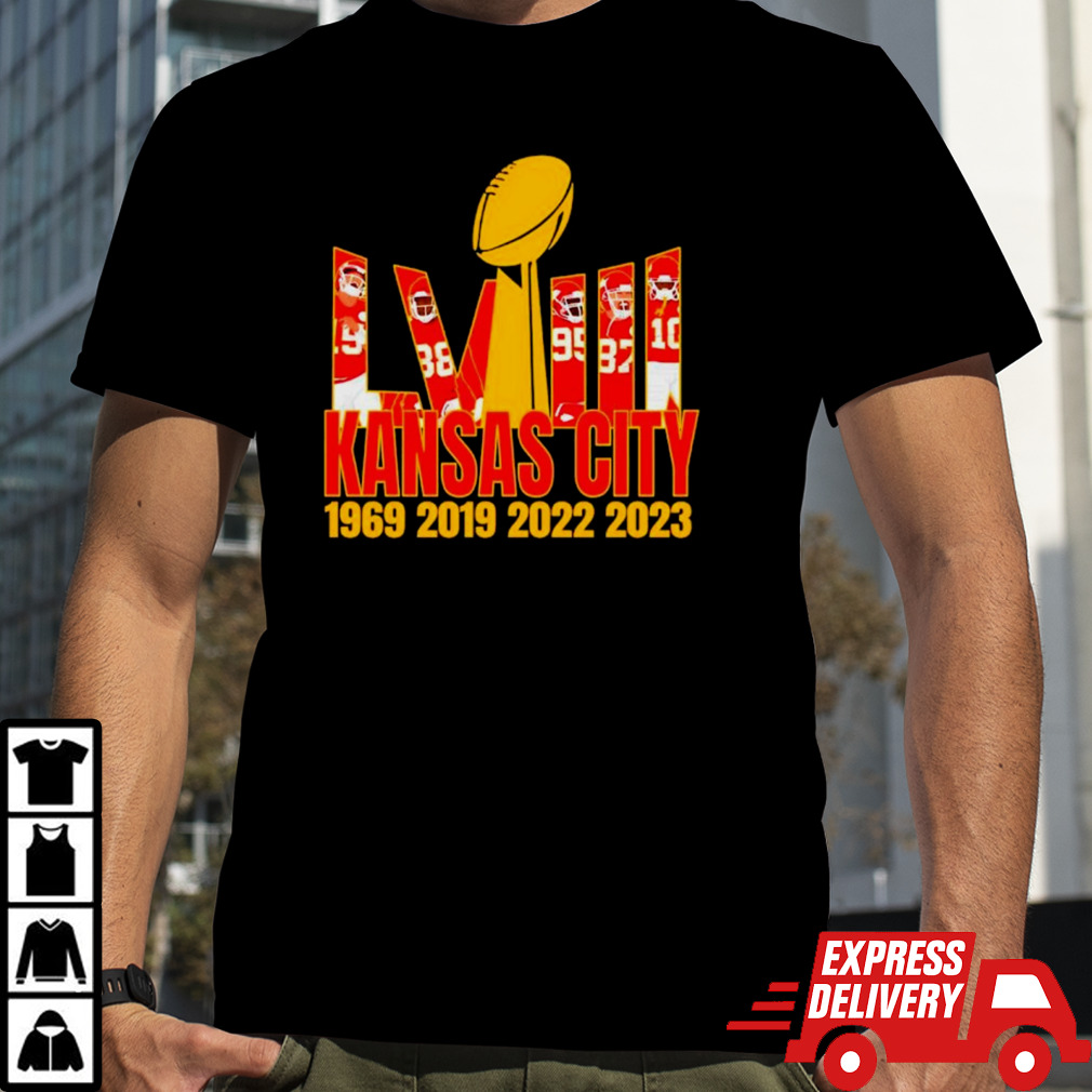 Kansas City Chiefs Super Bowl LVIII Trophy Player shirt