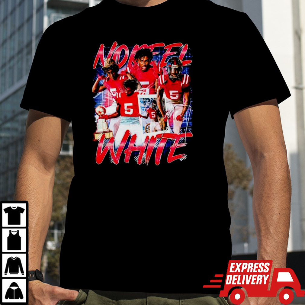 Noreel White Ole Miss Rebels vintage shirt