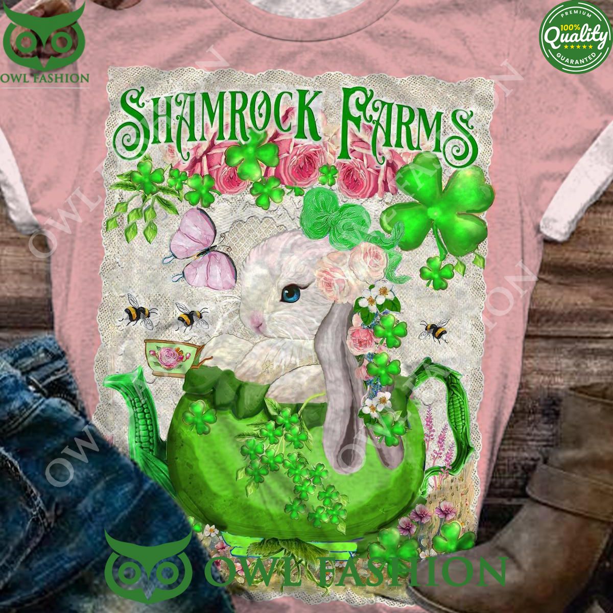 Shamrock Farm St Patricks t shirt