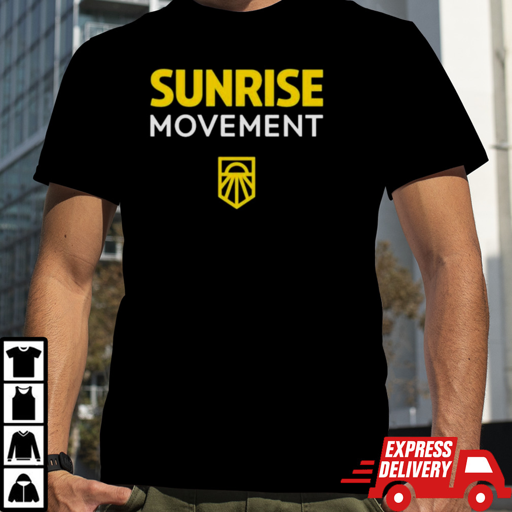 Sunrise Movement Good Job Livable Future Green New Deal shirt