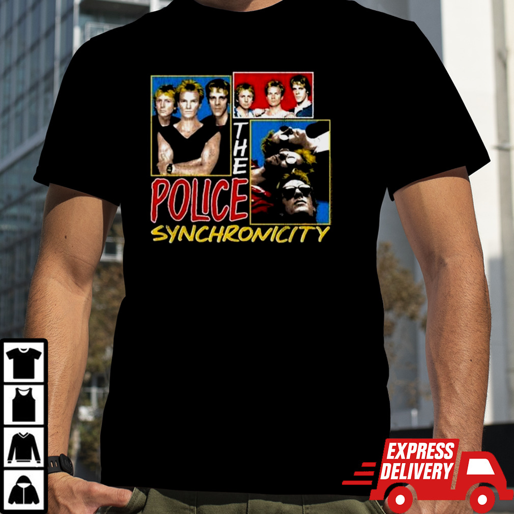 The Police Synchronicity Collage Shirt