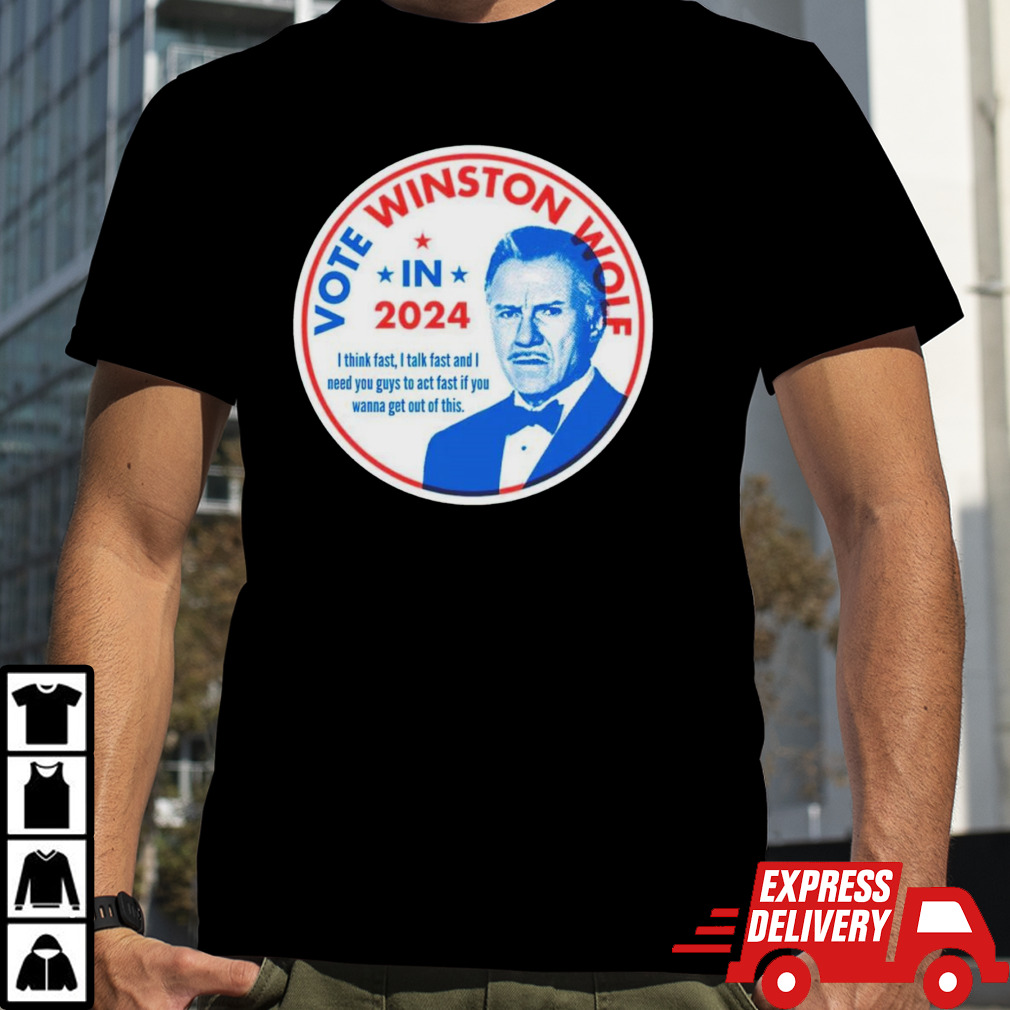 Vote Winston Wolf in 2024 shirt