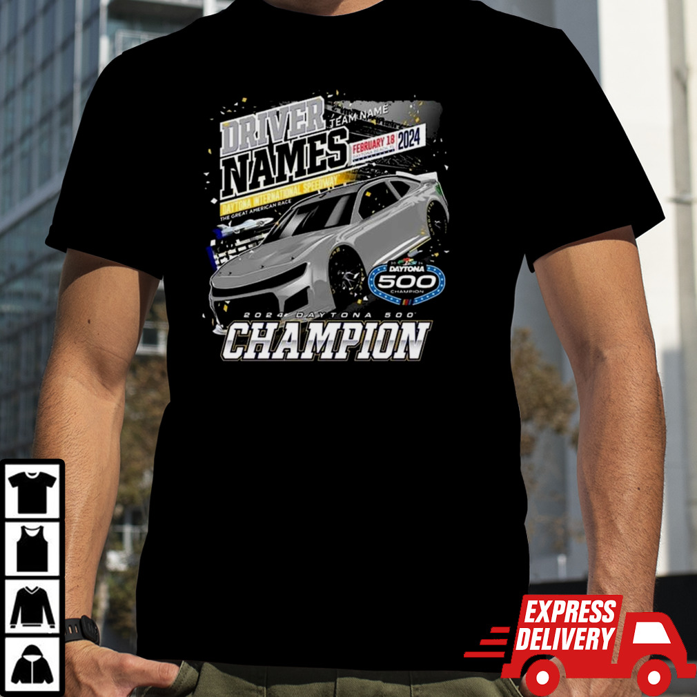 William Byron Checkered Flag Sports 2024 Daytona 500 Champion Past Champions T-shirt