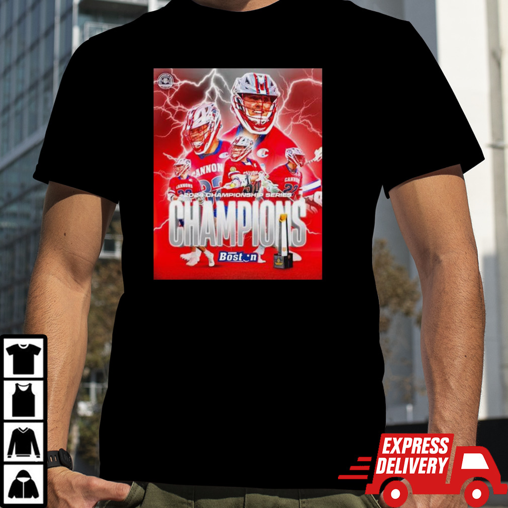 Boston Cannons 2024 Premier Lacrosse League Championship Series Winners shirt