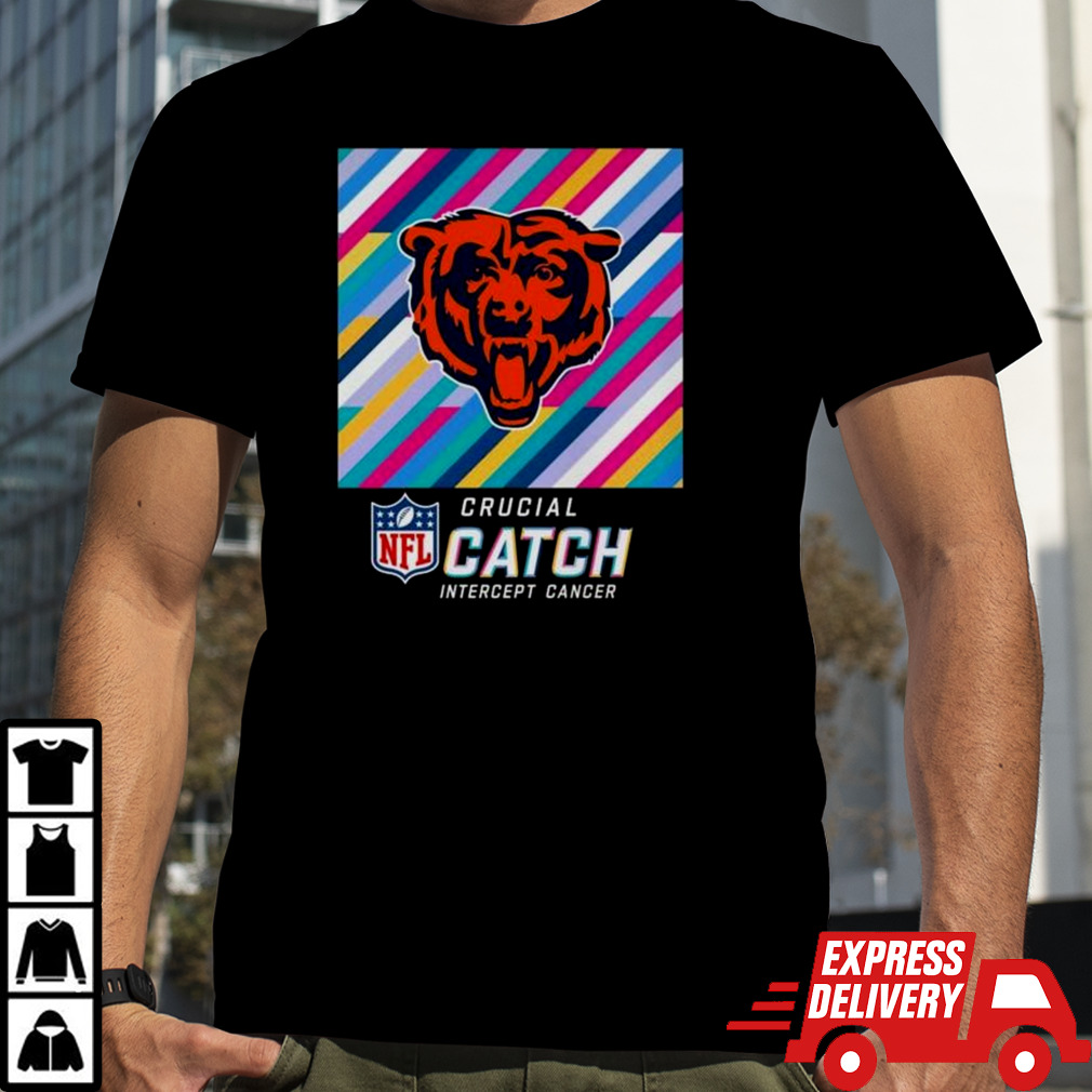 Chicago Bears NFL Crucial Catch Intercept Cancer Shirt