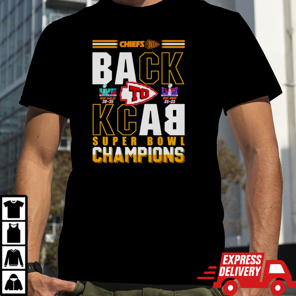 Chiefs Kingdom back to back Super Bowl Champions shirt