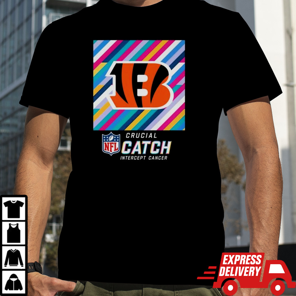 Cincinnati Bengals NFL Crucial Catch Intercept Cancer Shirt