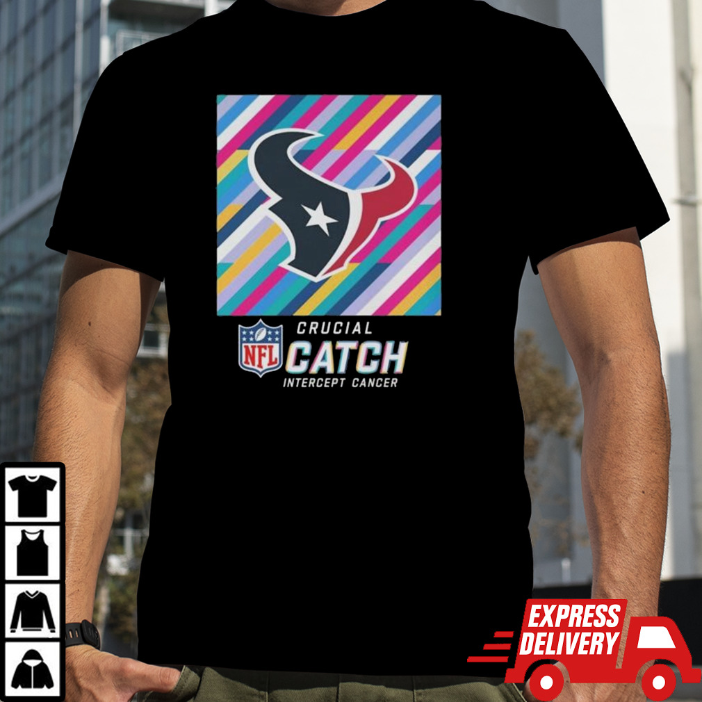 Houston Texans NFL Crucial Catch Intercept Cancer Shirt