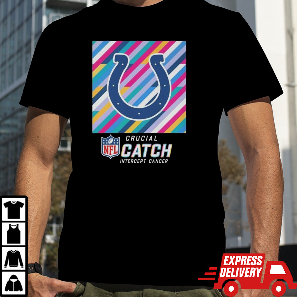 Indianapolis Colts NFL Crucial Catch Intercept Cancer Shirt