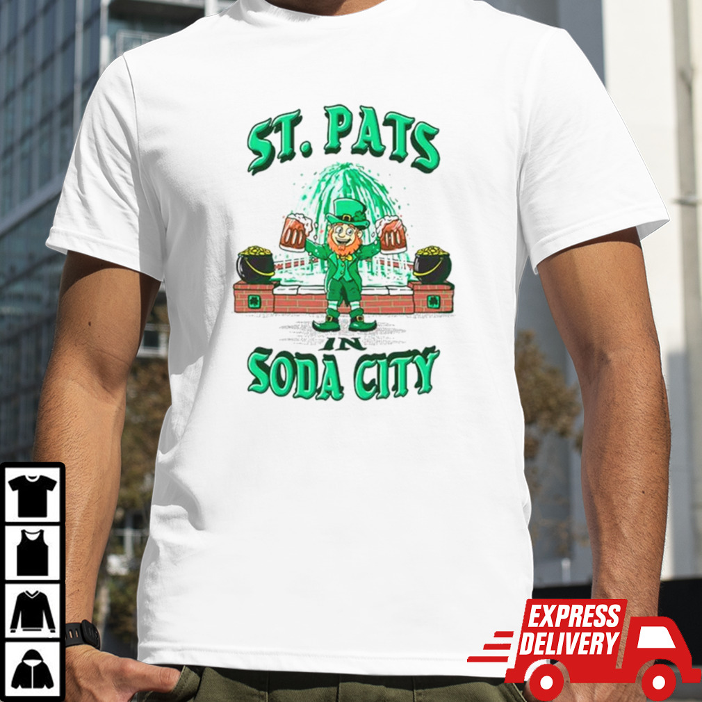 Irish St. pats in the soda city shirt