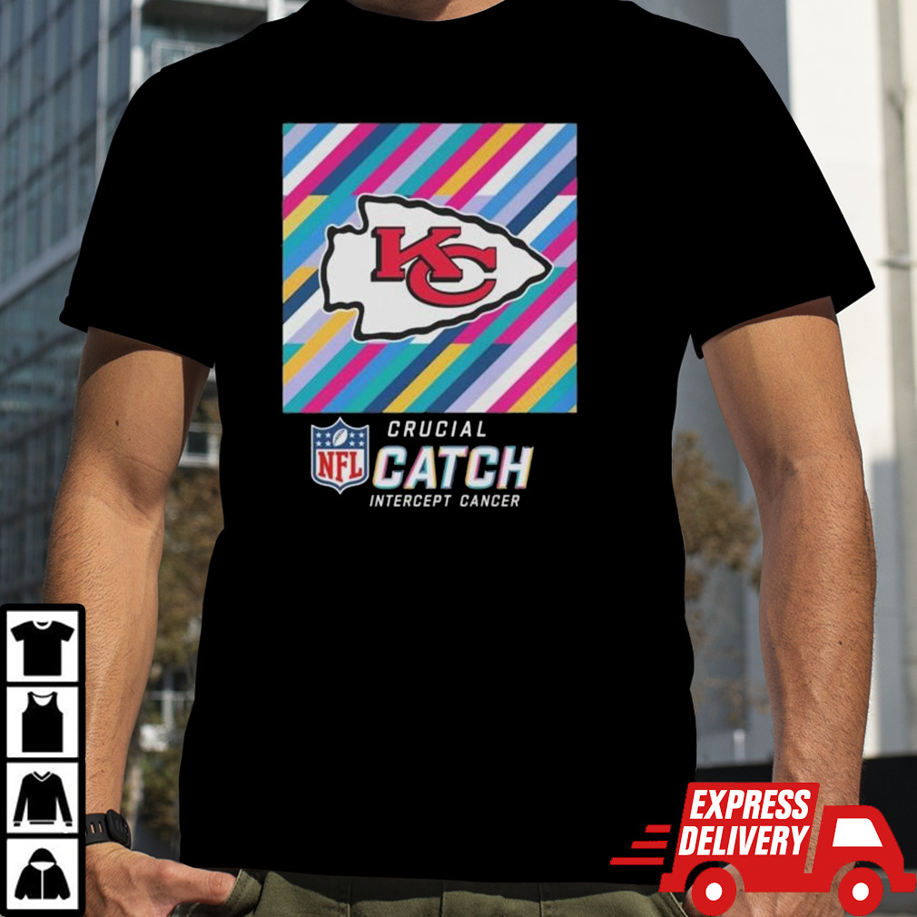 Kansas City Chiefs NFL Crucial Catch Intercept Cancer Shirt