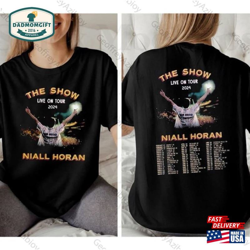 Live On Tour 2024 Niall Horan Shirt The Show Tracklist Graphic Gift For Men Women Unisex Tshirt Hoodie