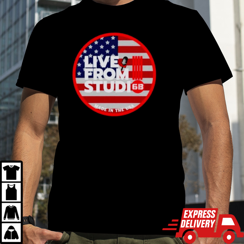 Live from studio 6B Circle logo shirt