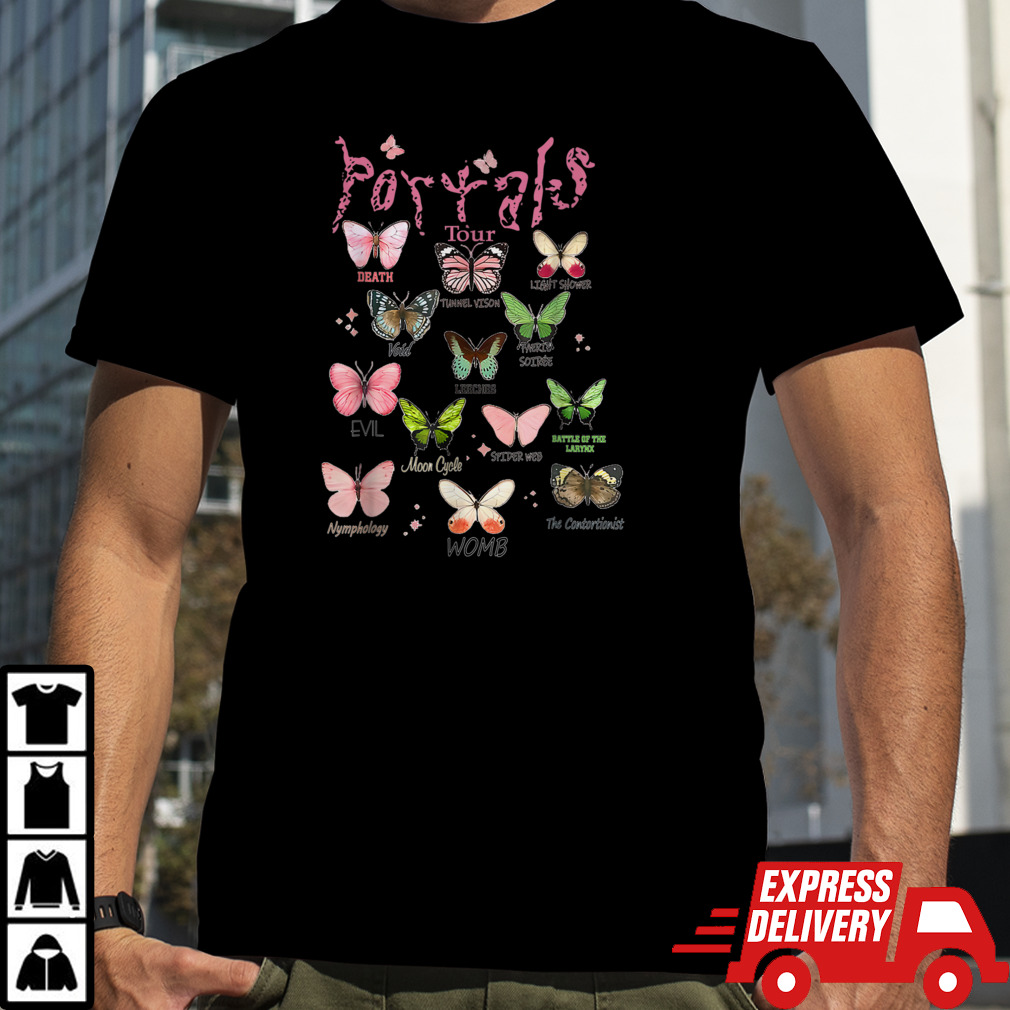 Martinez Portals Tour Butterflies Full Albums T-Shirt