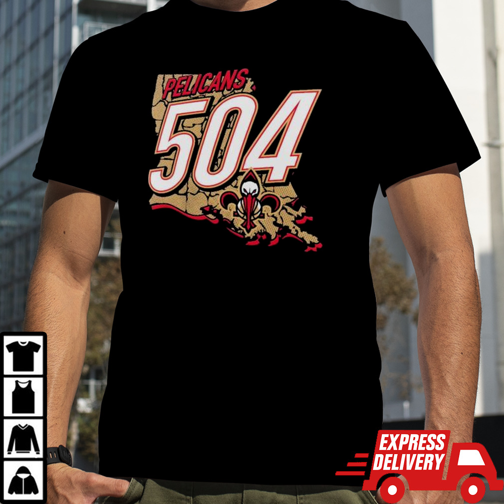 New Orleans Pelicans 504 Full Court Press T Shirt