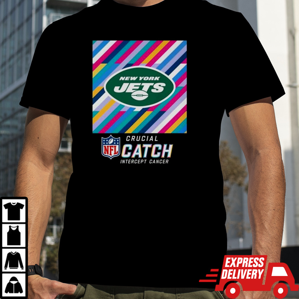 New York Jets NFL Crucial Catch Intercept Cancer Shirt