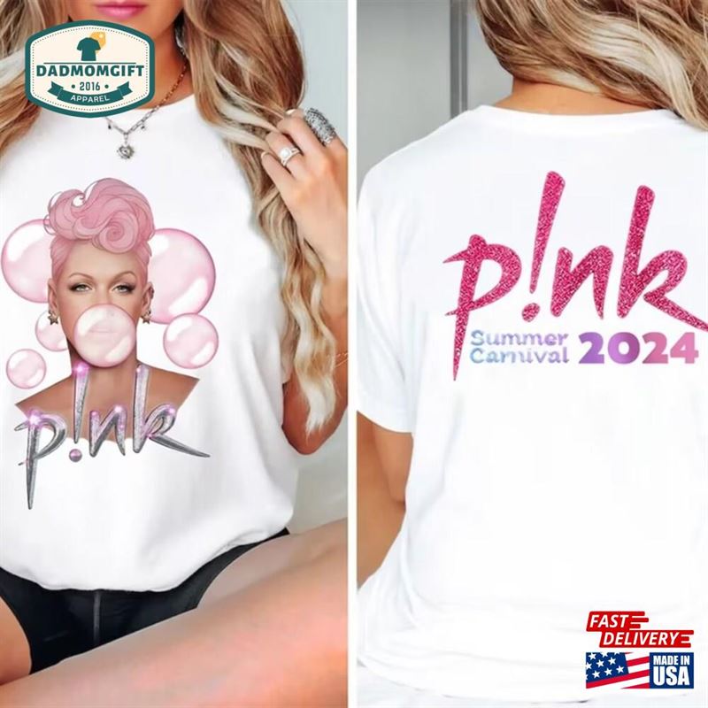 P!Nk Pink Singer Summer Carnival 2024 Tour Shirt Fan Lovers Music Hoodie T-Shirt