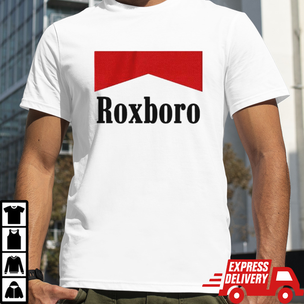 Roxboro Smokes parody logo shirt