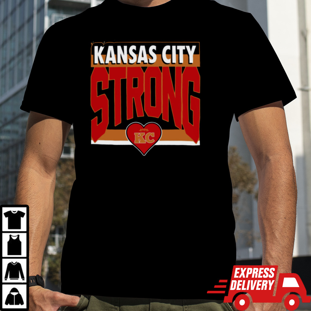 Strong Kansas City Heart Football shirt