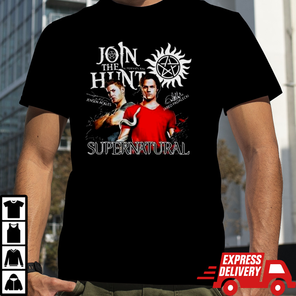 Supernatural Join The Hunt Signatures Shirt