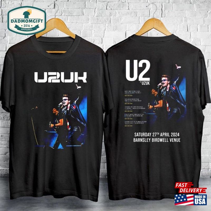 U2 Uk Tour 2024 Unisex Shirt Gift For Fans Classic T-Shirt