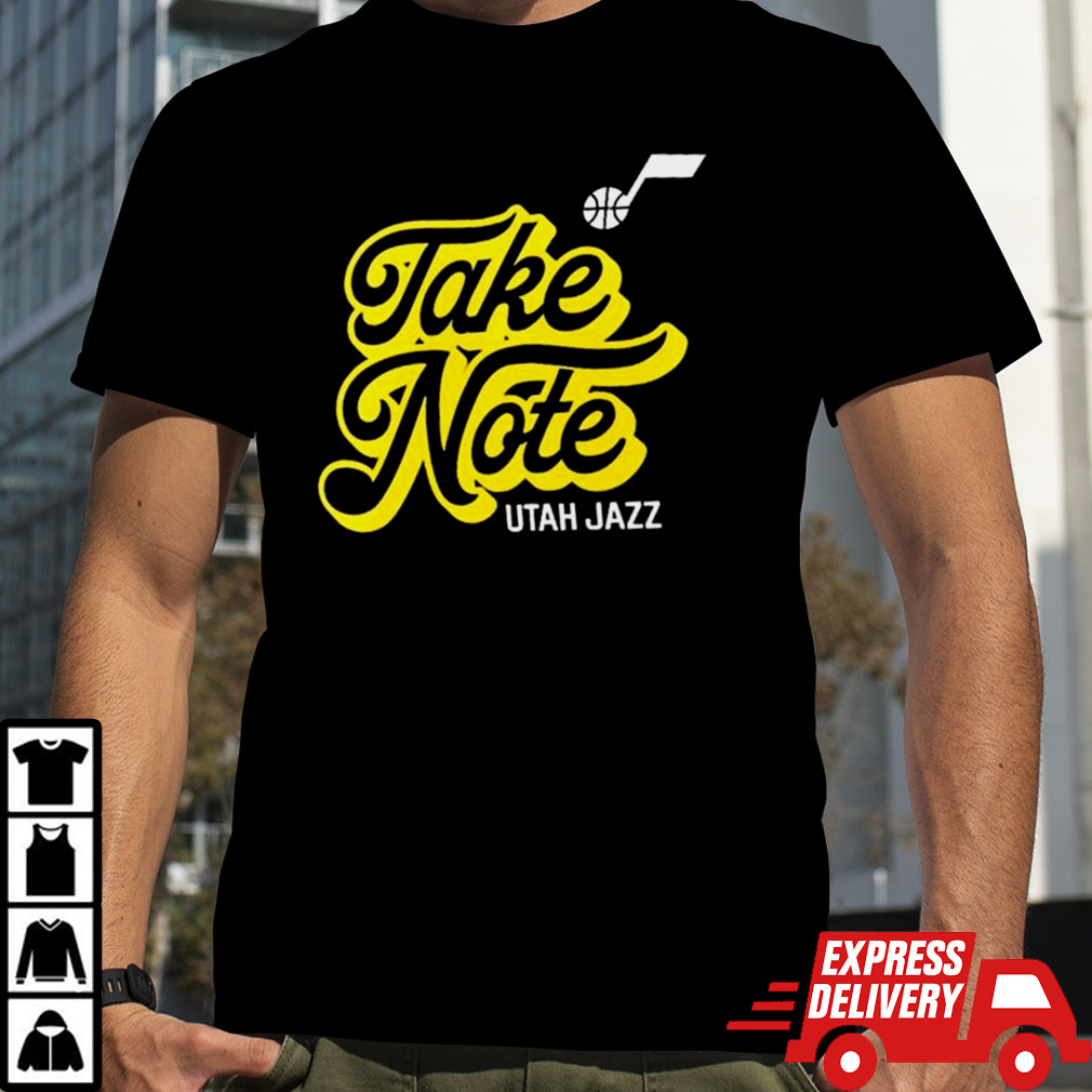 Utah Jazz Take Note Pick & Roll Coverage T-shirt