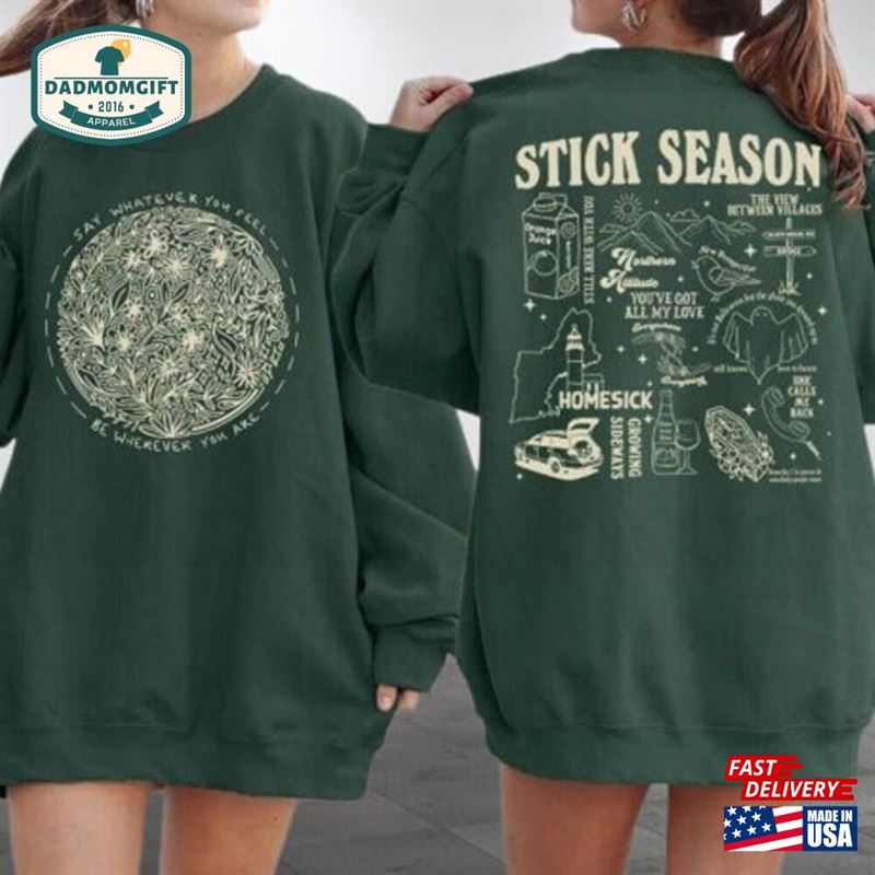 Vintage Stick Season Tour 2024 Sweatshirt Noah Kahan Folk Pop Music Shirt Classic