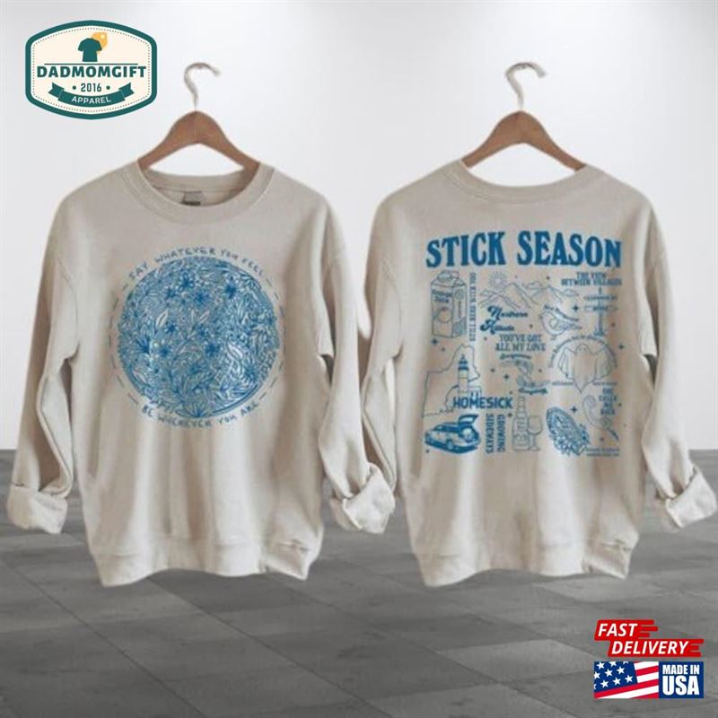 Vintage Stick Season Tour 2024 Sweatshirt Noah Kahan Folk Pop Music Shirt Hoodie T-Shirt