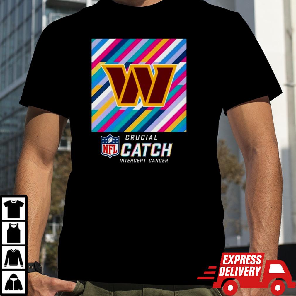 Washington Commanders NFL Crucial Catch Intercept Cancer Shirt