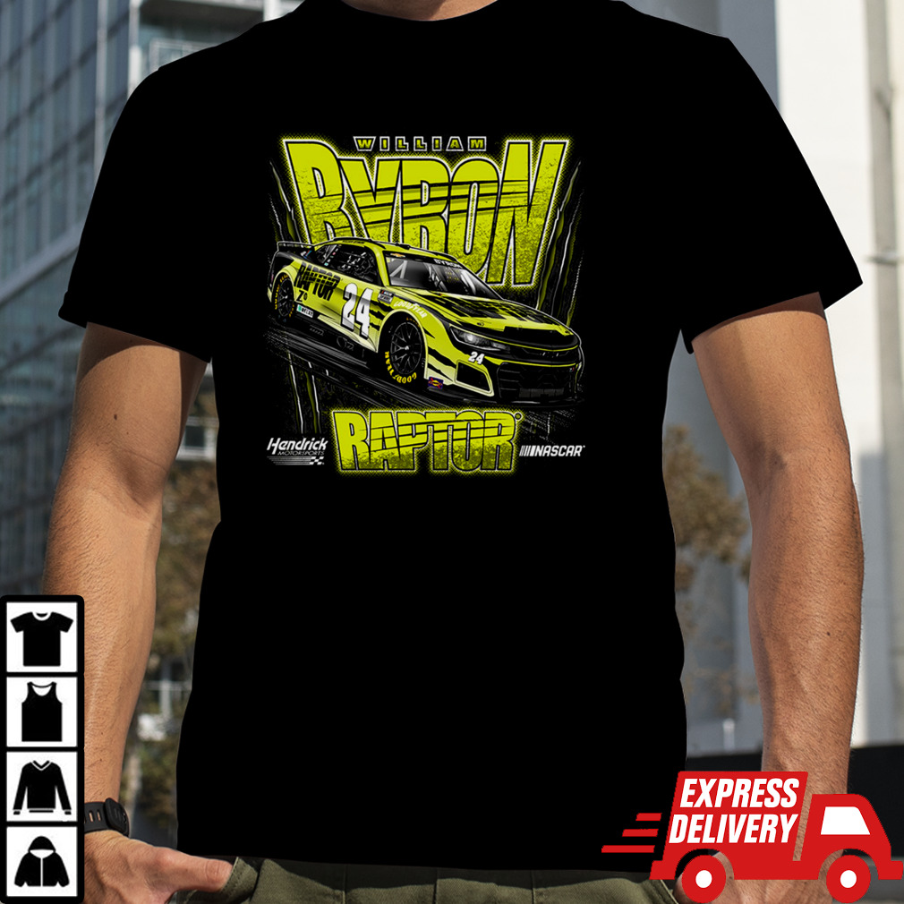 William Byron Hendrick Motorsports Team Collection Youth Raptor Car T Shirt