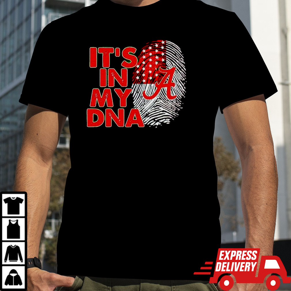 Alabama Crimson Tide It’s In My DNA Fingerprint shirt