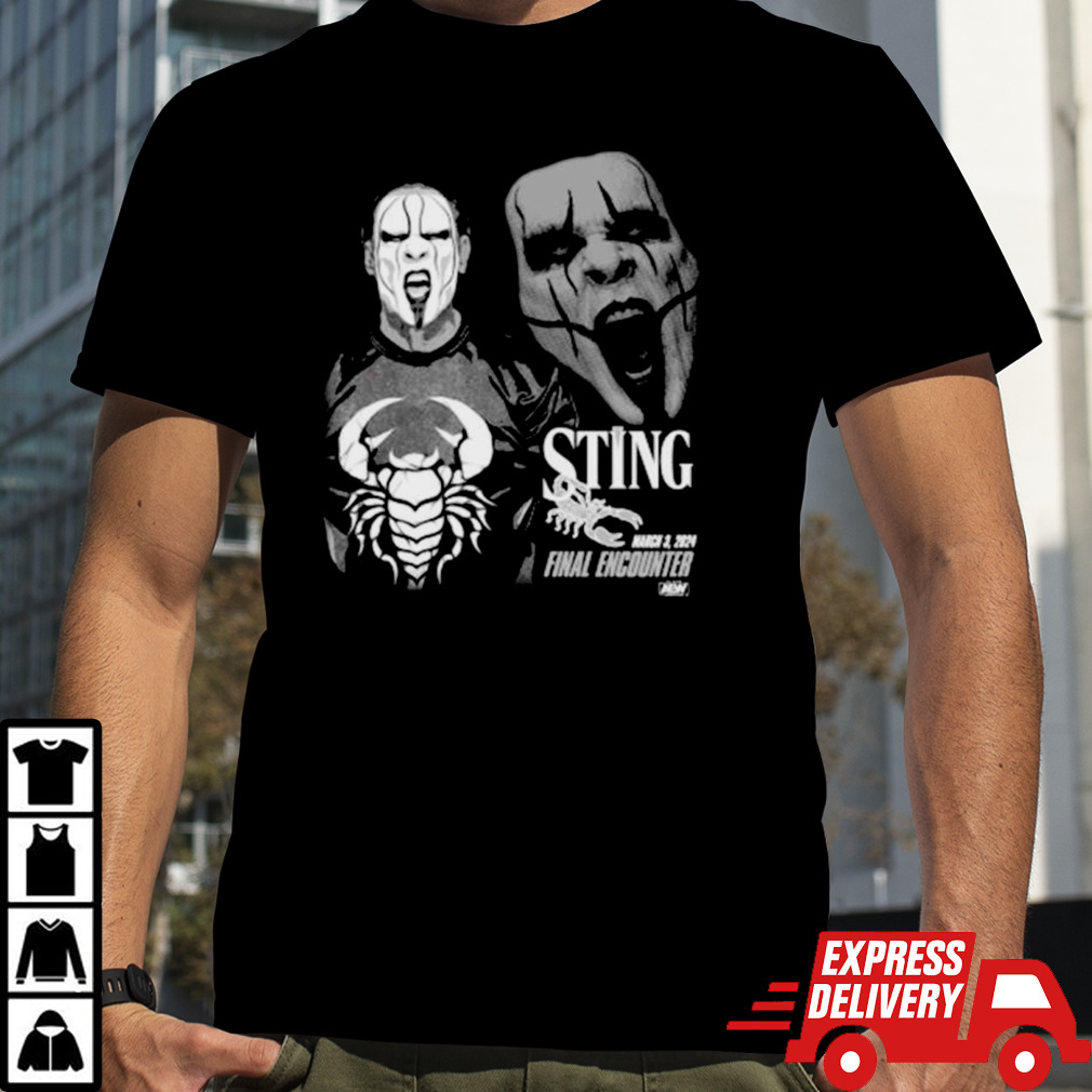 All Elite Wrestling Sting Final Encounter retro shirt