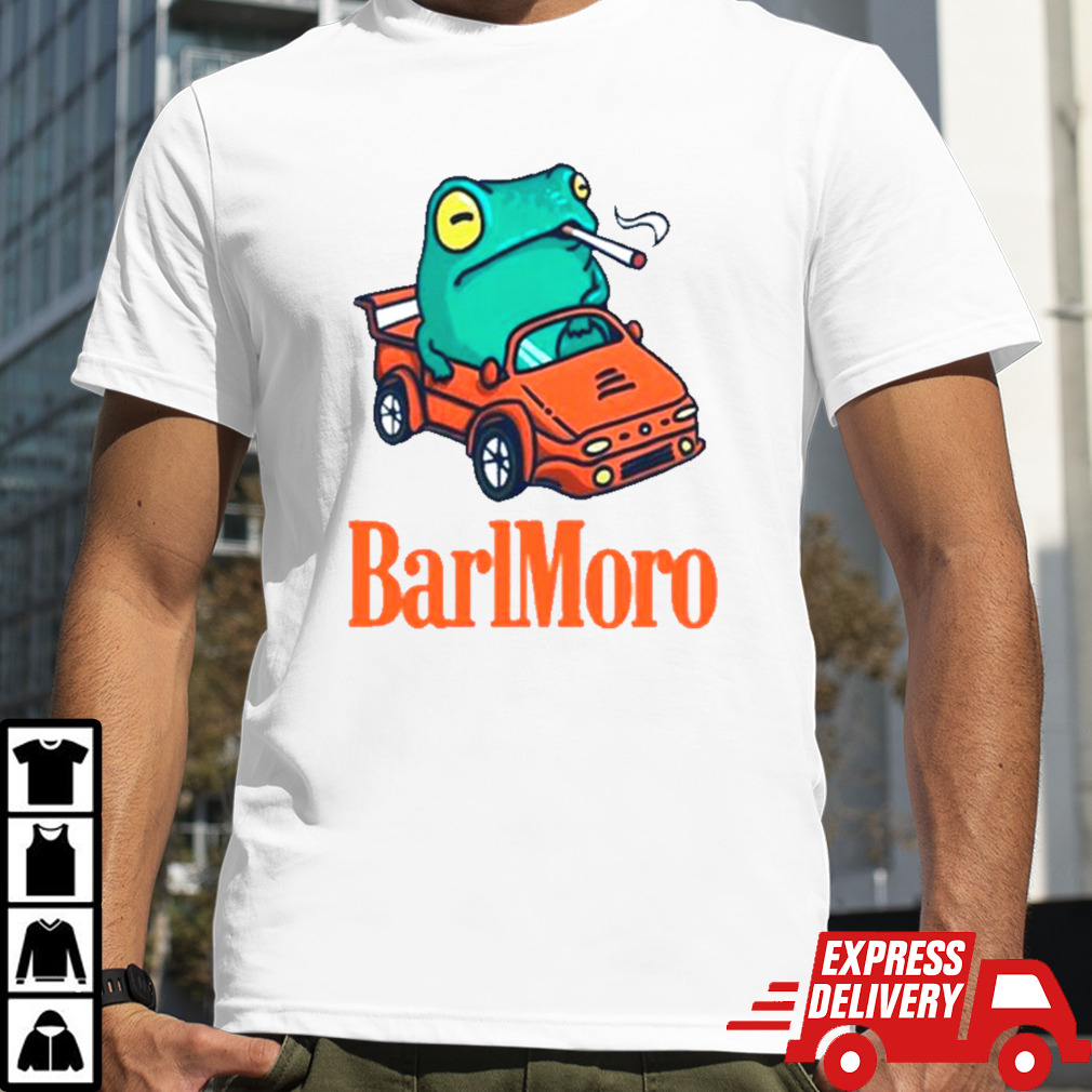 Barlmoro frog smoking shirt