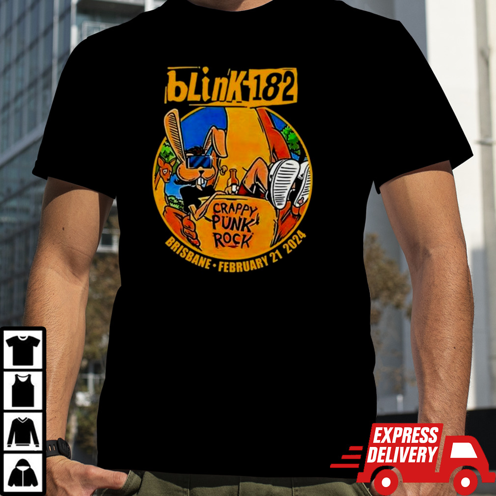 Blink-182 Tour Australia Brisbane February 21, 2024 Shirt