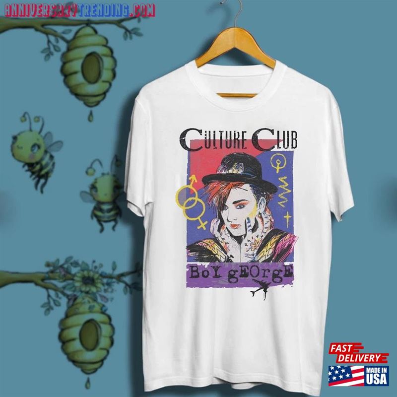 Boy George With Culture Club Shirt Tee Unisex Sweatshirt