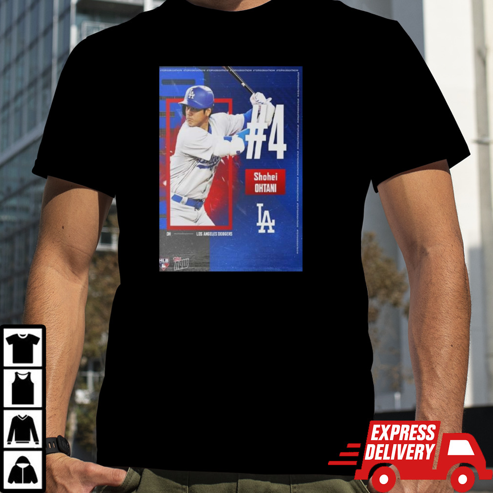 Congratulations Shohei Ohtani Won His Second Unanimous Mvp In Three Years Landing At 4 On The Top 100 Right Now T-shirt