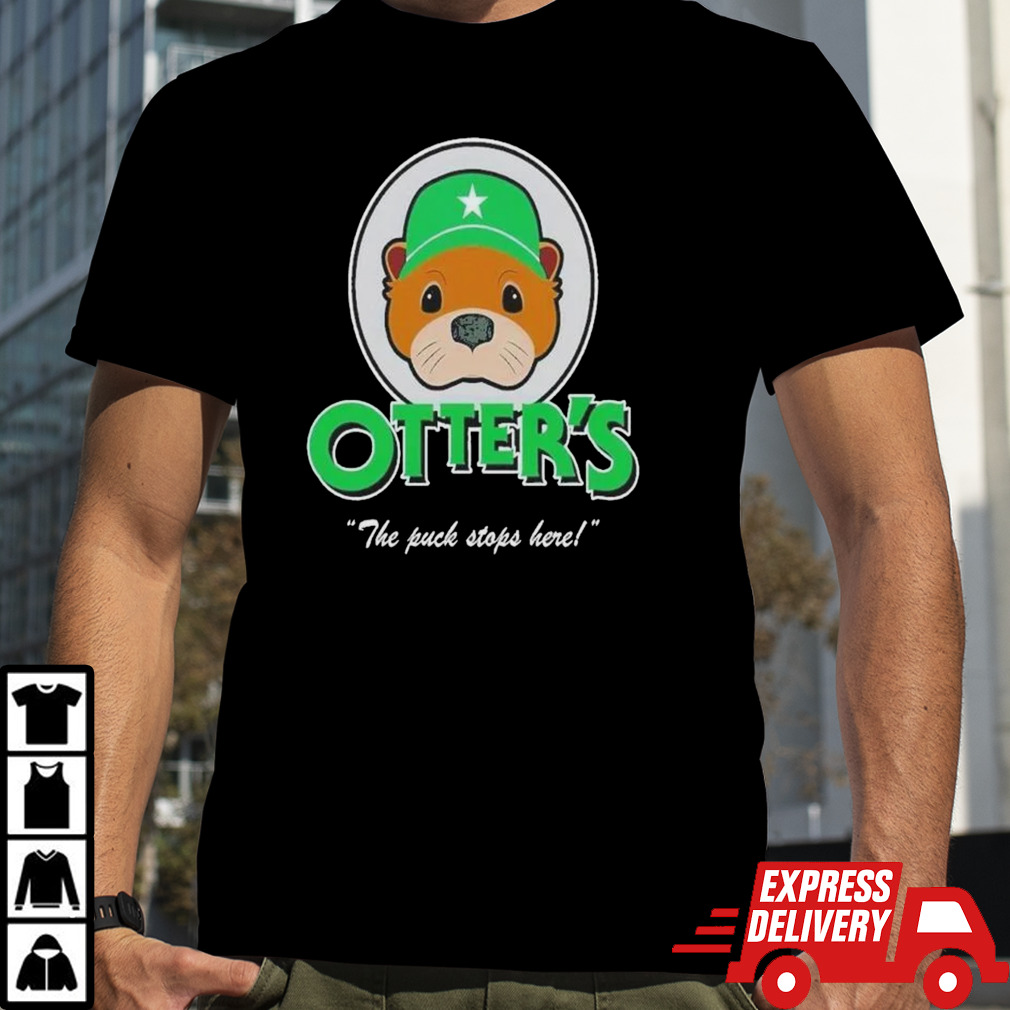 Dallas Stars Otter’s the puck stops here shirt