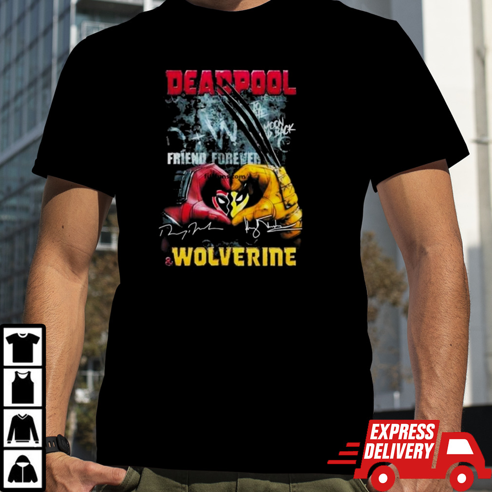 Deadpool And Wolverine Friend Forever Signatures Shirt