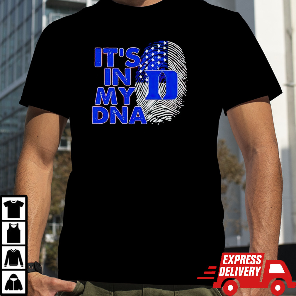 Duke Blue Devils It’s In My DNA Fingerprint shirt