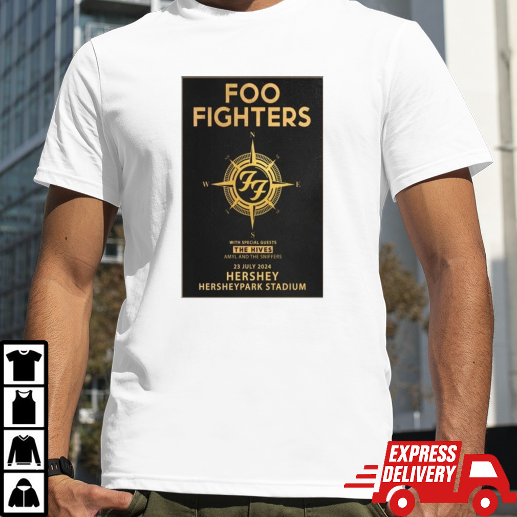 Foo Fighters July 23 2024 HersheyPark Stadium Hershey Shirt